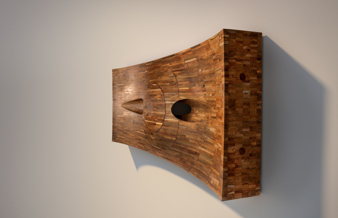Proyecto site- specific contemporáneo en madera por Jorge Palacios